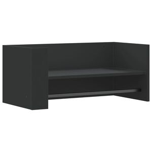vidaXL Vegghylle svart 70,5x35x30,5 cm konstruert tre