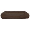 vidaXL Hundesofa med puter brun 89x75x19 cm oxford-stoff