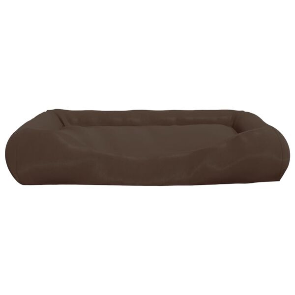 vidaXL Hundesofa med puter brun 89x75x19 cm oxford-stoff