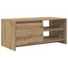 vidaXL Sofabord Artisan eik 102 x 50 x 45 cm Konstruert tre