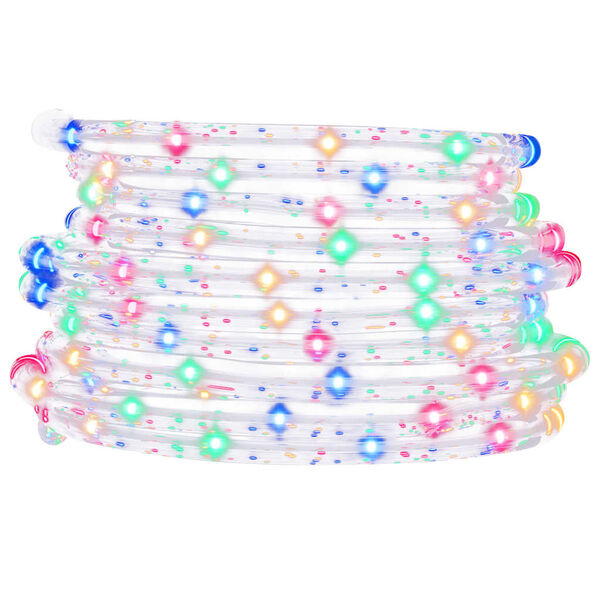 vidaXL Taulys med 480 lysdioder flerfarget 20 m PVC