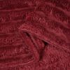 vidaXL Kastteppe Bordeaux R&oslash;d 240 x 220 cm Fleece