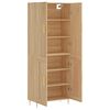 vidaXL Highboard sonoma eik 69,5x34x180 cm konstruert tre