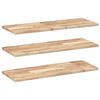 vidaXL Flytende hyller 3 stk 100x30x2 cm ubehandlet heltre akasie