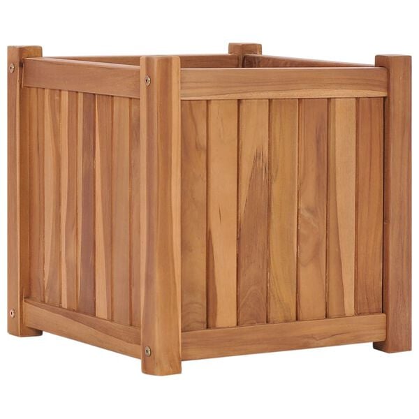vidaXL H&oslash;ybed 40x40x40 cm heltre teak