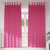 vidaXL M&oslash;rkleggende Gardiner med Ringer 2 pcs Lys Rosa 225 x 140 cm