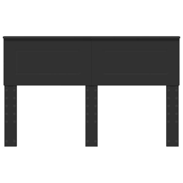 vidaXL Hodegavl Svart Eik 150 cm Konstruert tre