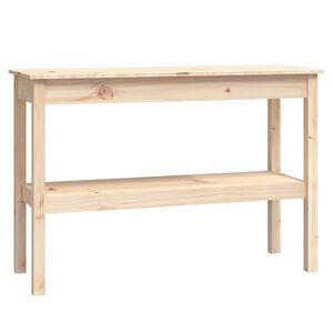 vidaXL Konsollbord 110x40x75 cm heltre furu