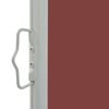 vidaXL Uttrekkbar sidemarkise 60x300 cm brun