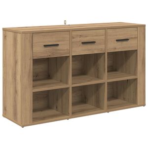 vidaXL Serviesskap Artisan Eik 100 x 30 x 59,5 cm Konstruert tre