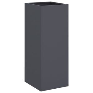vidaXL Plantekasse antrasitt 32x29x75 cm st&aring;l