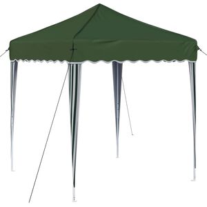 vidaXL Pop-up Festtelt gr&oslash;nn 195 x 195 x 245 cm