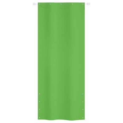 vidaXL Balkongskjerm lysegrønn 100x240 cm oxfordstoff
