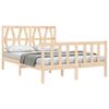 vidaXL Sengeramme uten madrass 140x190 cm heltre furu