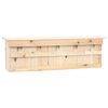 vidaXL Spurvekasse med 5 rom 68x15x21 cm gran