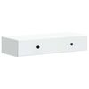 vidaXL Vegghengt Sidebord Hvit 87,5 x 34,5 x 17 cm Konstruert tre