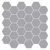vidaXL Sekskantet fliser 10 pcs Gr&aring; 30 x 30 cm Polyuretan og PET