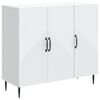vidaXL Serviesskap Hvit 89 x 34,5 x 80 cm Konstruert tre