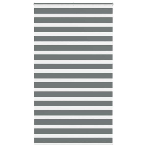 vidaXL Sebragardin m&oslash;rkegr&aring; 130x230 cm stoff bredde 125,9 cm polyester