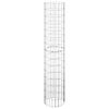 vidaXL Sirkul&aelig;r gabion stolpe galvanisert st&aring;l &Oslash;30x150 cm