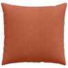 vidaXL Sofaputer 2 pcs Rød oransje 50 x 50 cm Corduroy stoff