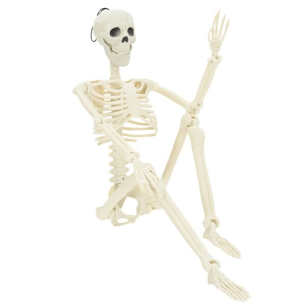 vidaXL Halloween Skeleton 2 pcs Hvit 85 cm PVC
