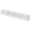 vidaXL Gabion h&oslash;ybed galvanisert st&aring;l 360x50x50 cm