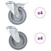 vidaXL Svinghjul med bolthull 8 stk 100 mm