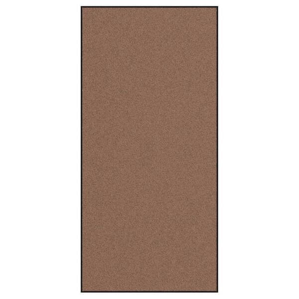 vidaXL Dørmatte Annet Brun og svart 120 x 250 cm Polypropylen og vinyl