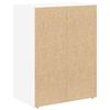 vidaXL Bokhylle hvit 40x24x52 cm konstruert tre
