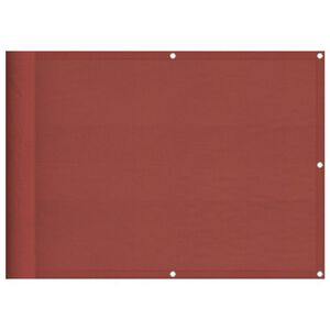 vidaXL Balkongskjerm terrakotta 75x800 cm 100 % polyester oxford