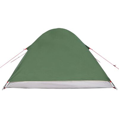 vidaXL Kuppeltelt for camping 3 personer grønn vanntett