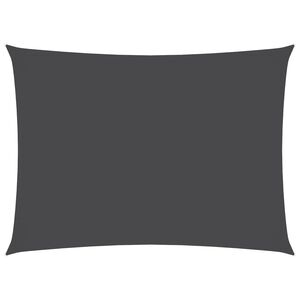 vidaXL Solseil oxfordstoff rektangul&aelig;r 3x5 m antrasitt