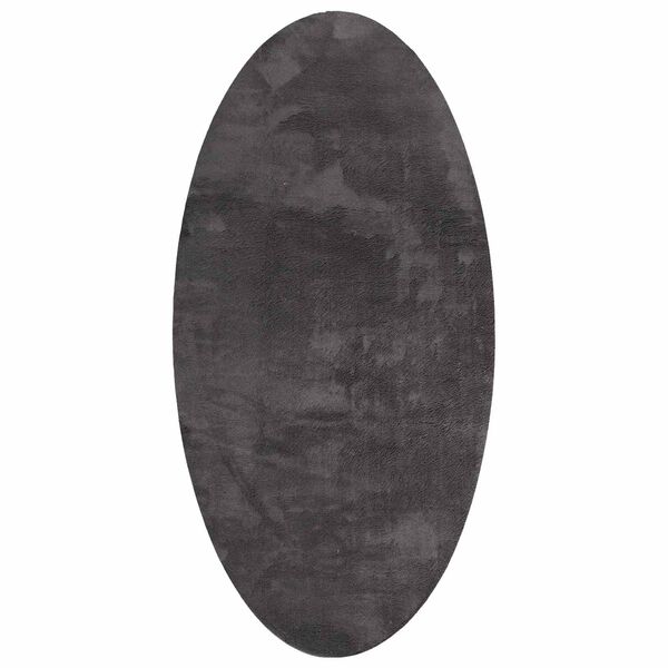 vidaXL Teppe HUARTE Antrasitt 100 x 200 cm 100% Polyester