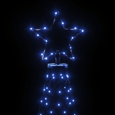 vidaXL Juletre med bakkeplugg blå 3000 lysdioder 800 cm