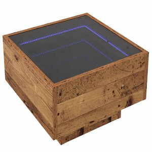 vidaXL Kaffebord Gammelt tre 40 x 40 x 30 cm Konstruert tre