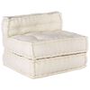 vidaXL Modulsofa 4 pcs Krem stoff