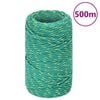 vidaXL B&aring;ttau gr&oslash;nn 2 mm 500 m polypropylen
