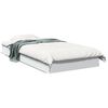 vidaXL Sengeramme hvit 90x200 cm konstruert tre