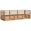vidaXL Utend&oslash;rs sofa-sett 3 pcs Naturlig Solid akasietre