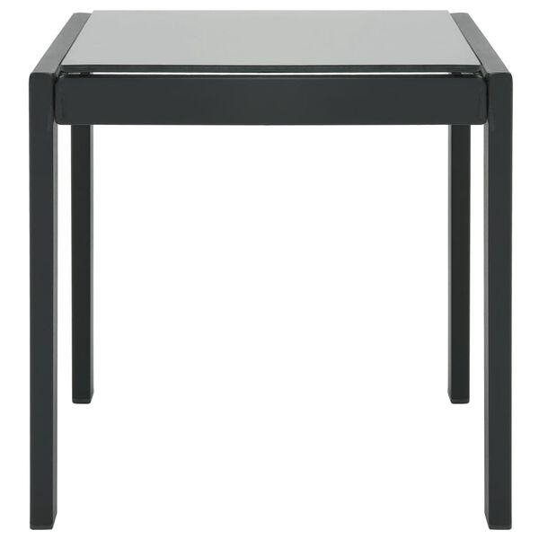 vidaXL Solsenger 2 stk med bord textilene og stål