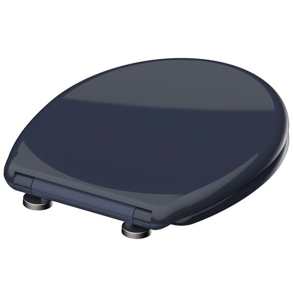 SCH&Uuml;TTE Toalettsete duroplast myk lukking og hurtigutl&oslash;ser ANTHRAZIT