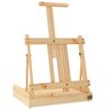 vidaXL Bordstaffeli med skuff 41,5x37x12 cm heltre furu