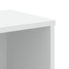 vidaXL Bokhylle hvit 50x25x105 cm konstruert tre