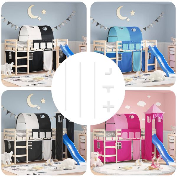 vidaXL PVC R&oslash;r 2 pcs Hvit 12,2 x 1,8 x 500 mm PP og PE