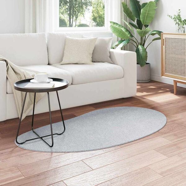 vidaXL Omr&aring;detepper HUARTE Gr&aring; 80 x 150 cm Polyester