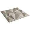 vidaXL Veggpaneler 12 stk beton 50x50 cm XPS 3 m² diamant