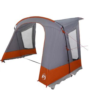 vidaXL Caravan Telt med tak Gr&aring; og Oransje 252 x 245 x 245 cm