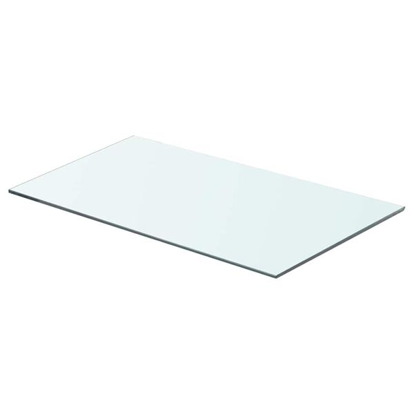 vidaXL Hyllepaneler 2 stk klart glass 60x30 cm