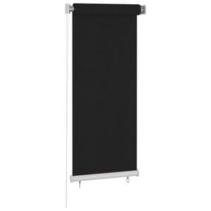 vidaXL Utend&oslash;rs rullegardin 65 (B) x 140 (H) cm svart
